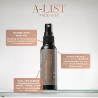 The A-List Face Tanning Mist Duo